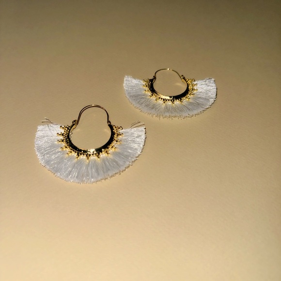 Boho hoop earrings N924 - Picture 2 of 4